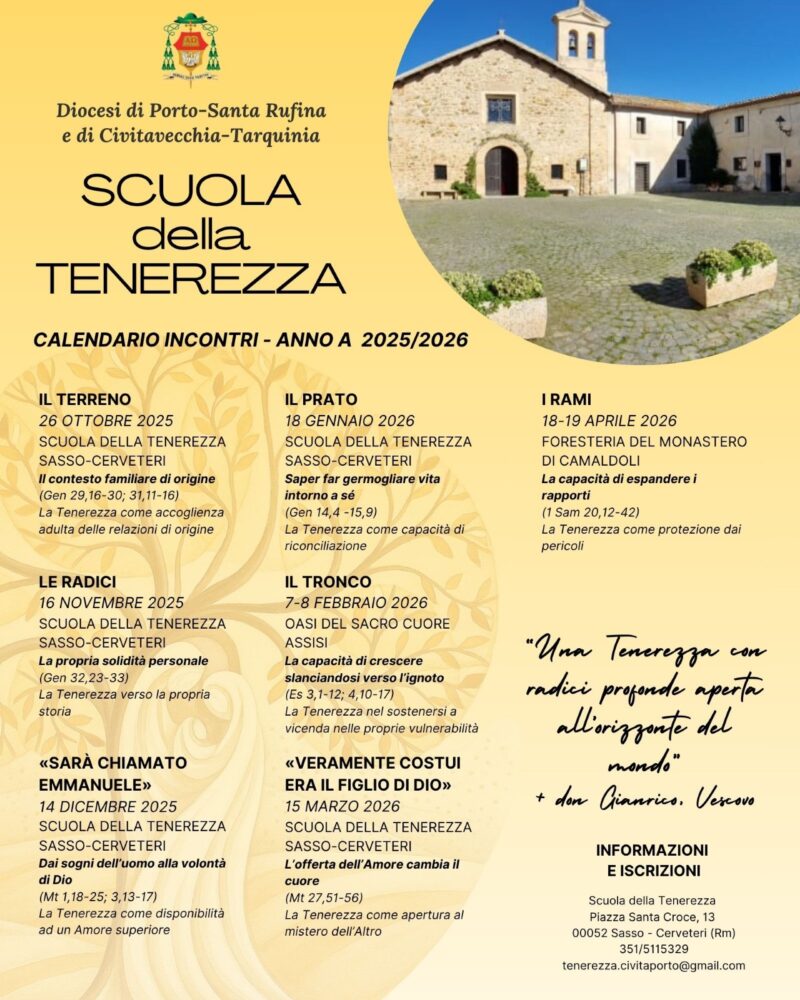 Scuola Tenerezza Sasso 2025 26